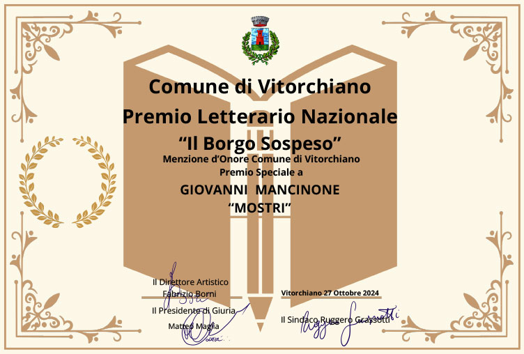 Premio letterario nazionale "Il borgo sospeso"